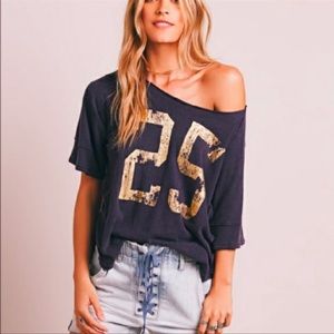 Free People Touchdown Tailgate Tee